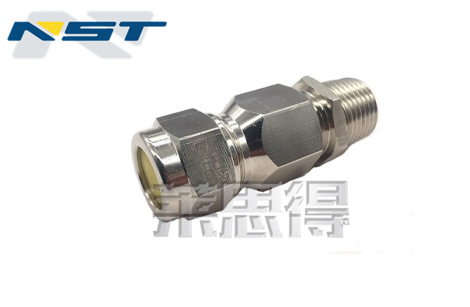 不銹鋼填料函材質(zhì)304不銹鋼，防爆鎧裝電纜密封接頭要求